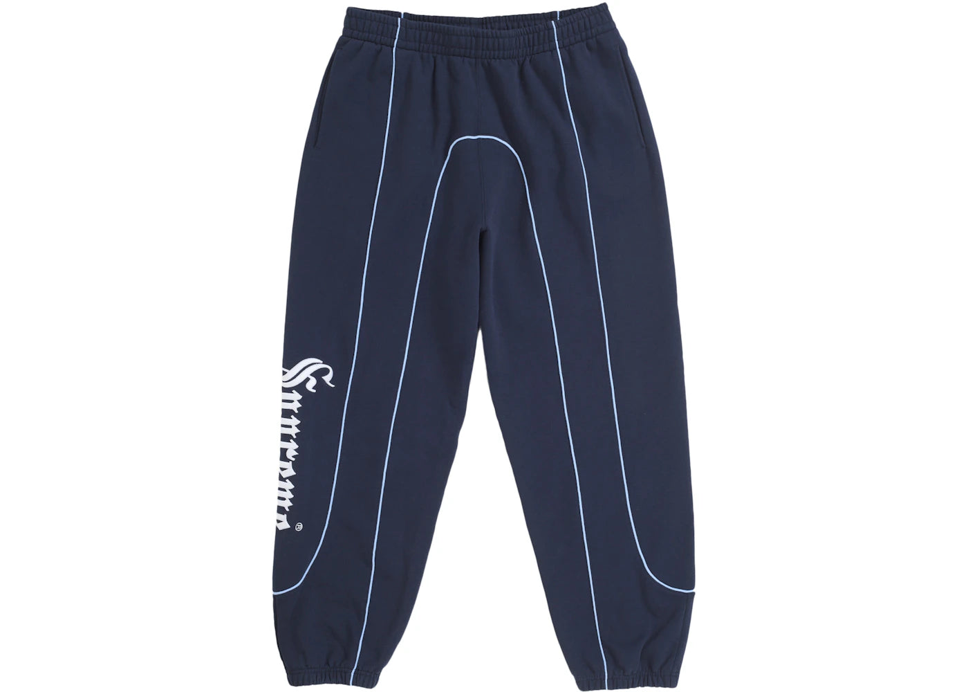 Supreme Curve Piping Sweatpant Navy