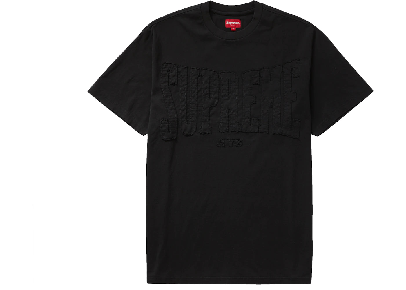 Supreme Cutout Logo S/S Top Black