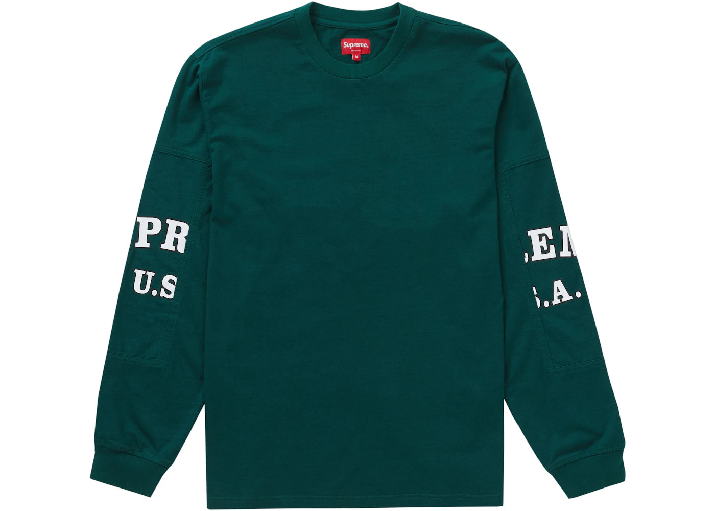 Supreme Cutout Sleeves L/S Top Dark Teal