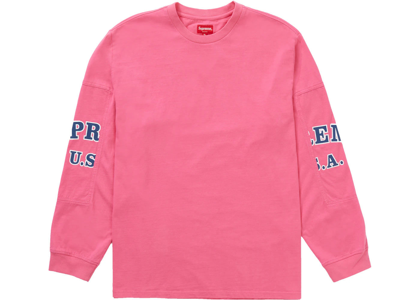 Supreme Cutout Sleeves L/S Top Pink