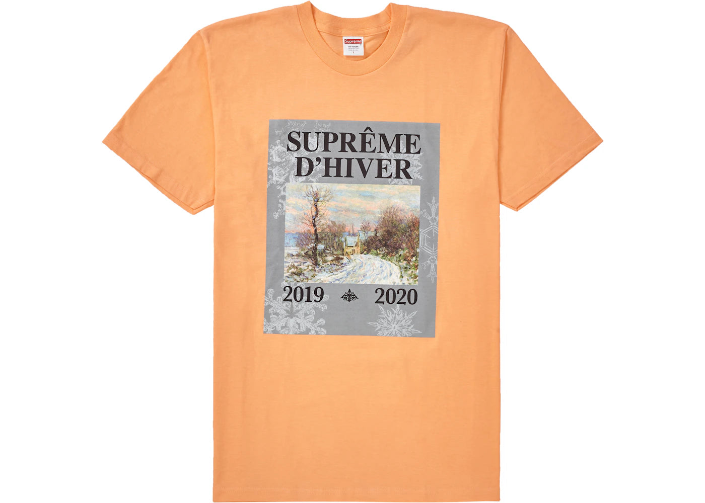 Supreme D'Hiver Tee Peach