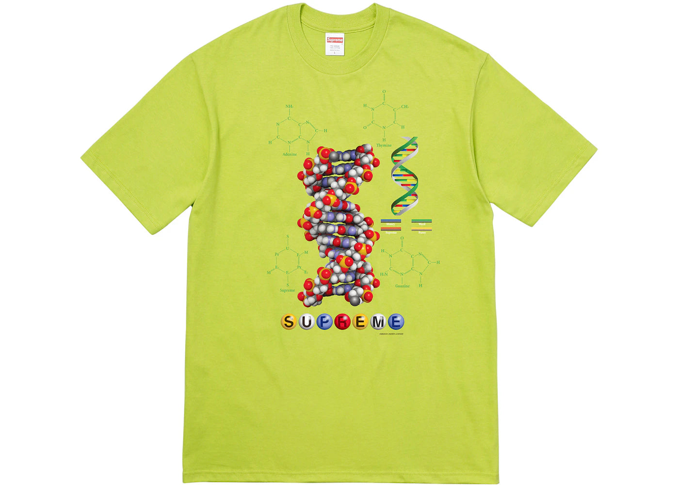 Supreme DNA Tee Lime