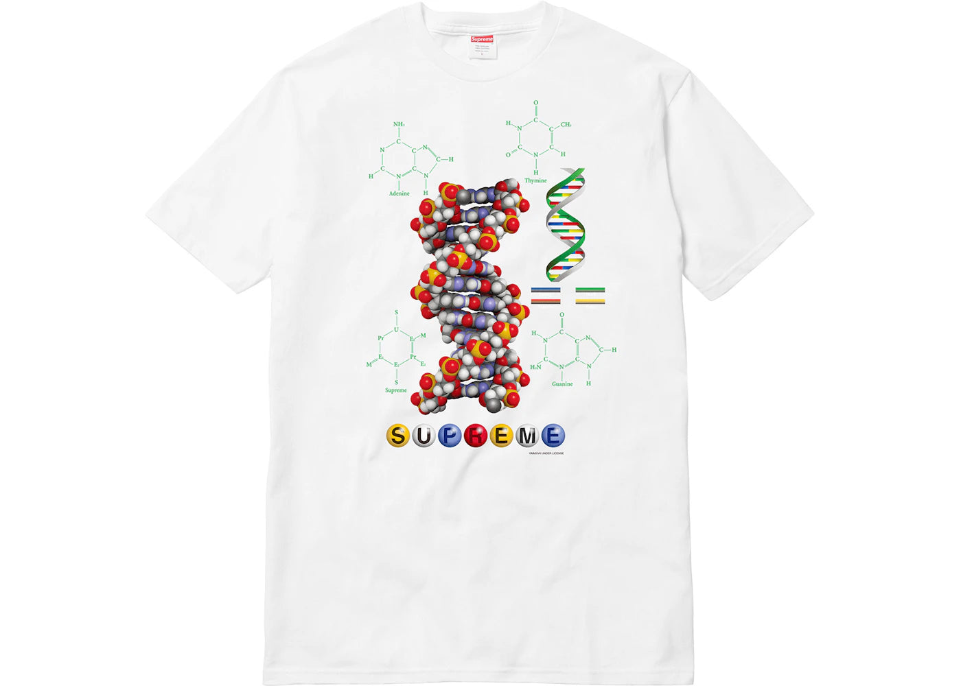 Supreme DNA Tee White