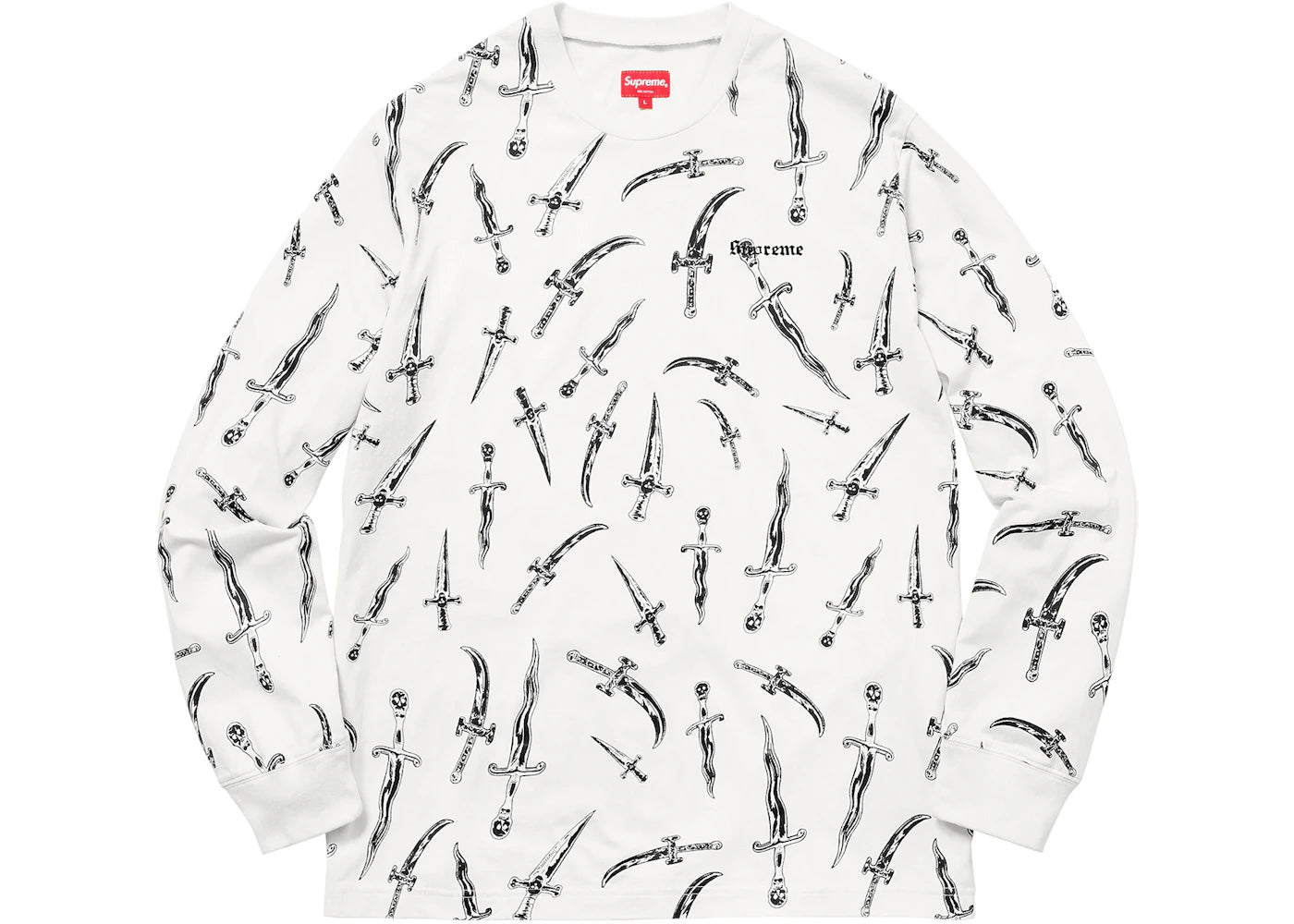 Supreme Daggers L/S Top White