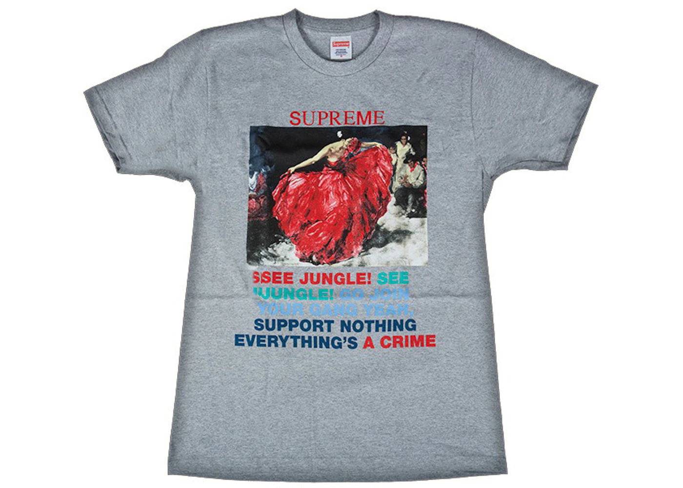 Supreme Dancer Tee Grey