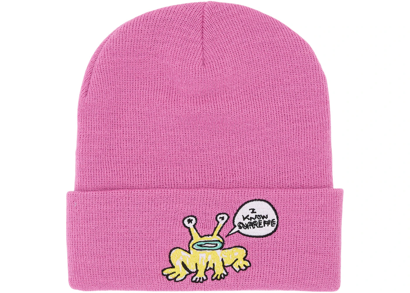 Supreme Daniel Johnston Beanie Fuchsia