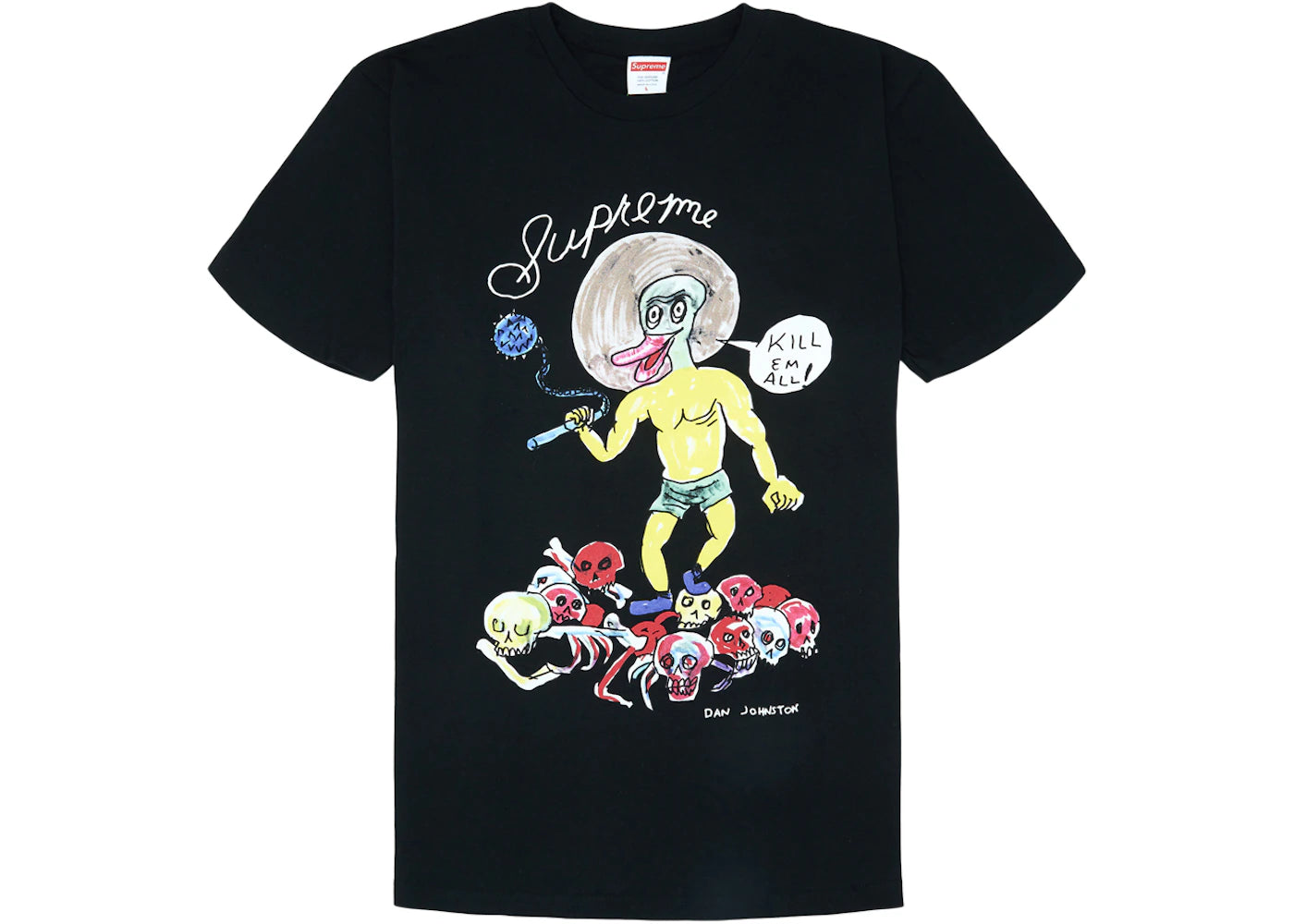 Supreme Daniel Johnston Kill Em All Tee Black