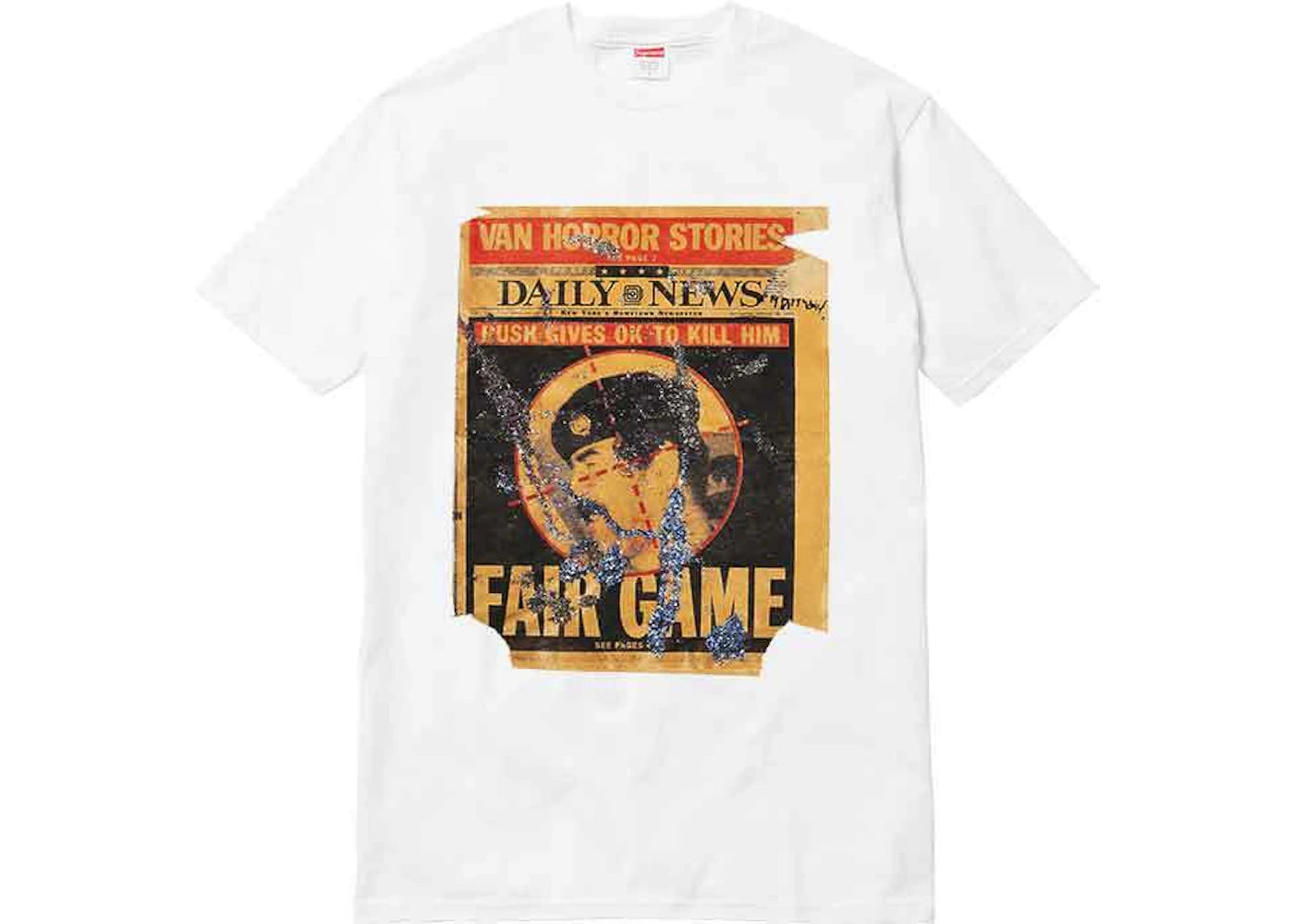 Supreme Dash Snow Tee White