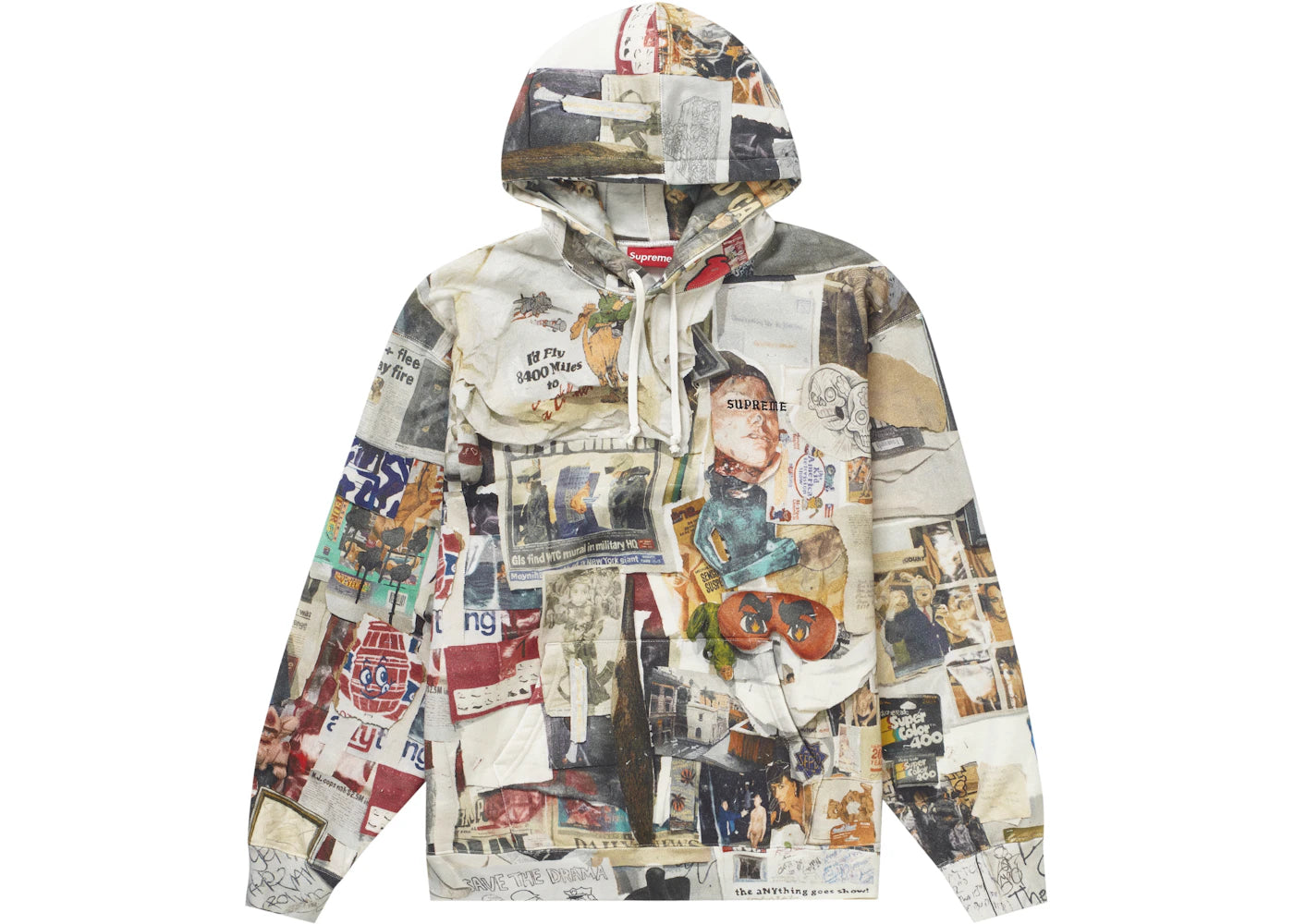 Supreme Dash's Wall Hooded Sweatshirt Dashs Wall