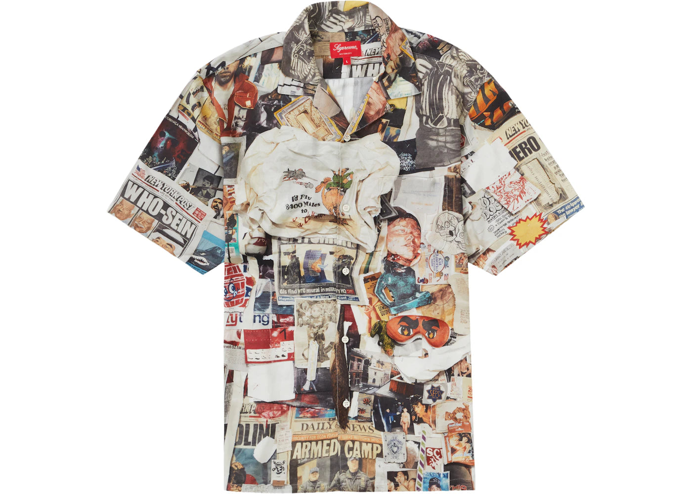 Supreme Dashs Wall Rayon S/S Shirt Dashs Wall