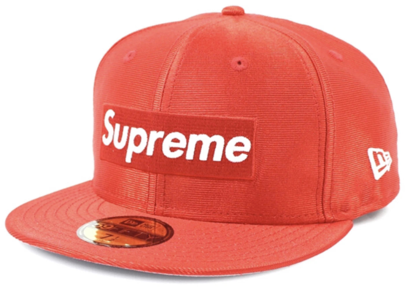 Supreme Dazzle Box Logo New Era Hat Red