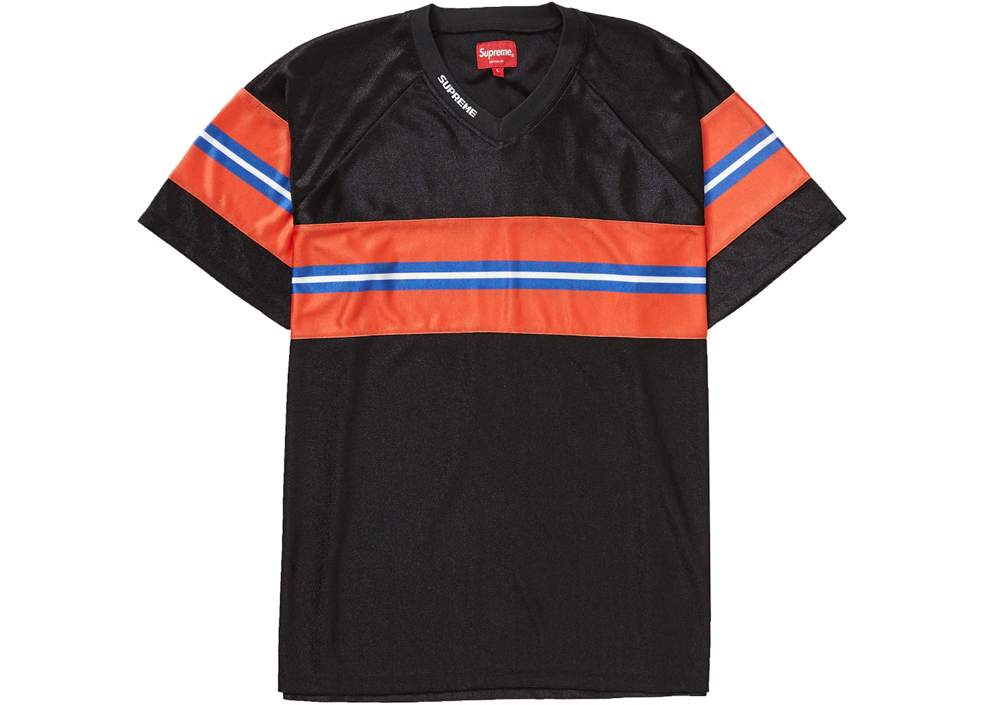 Supreme Dazzle Chest Stripe S/S Top Black