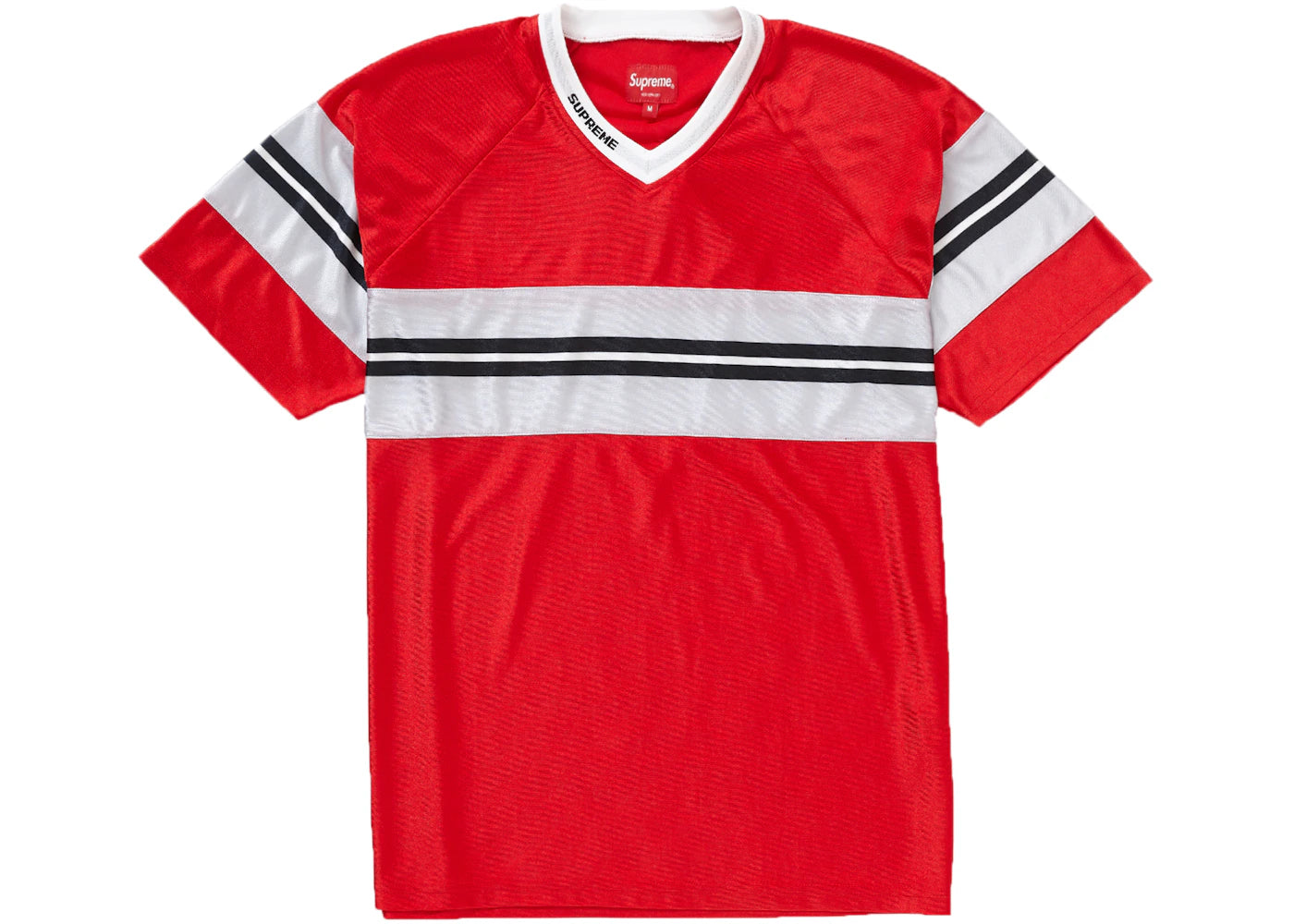 Supreme Dazzle Chest Stripe S/S Top Red