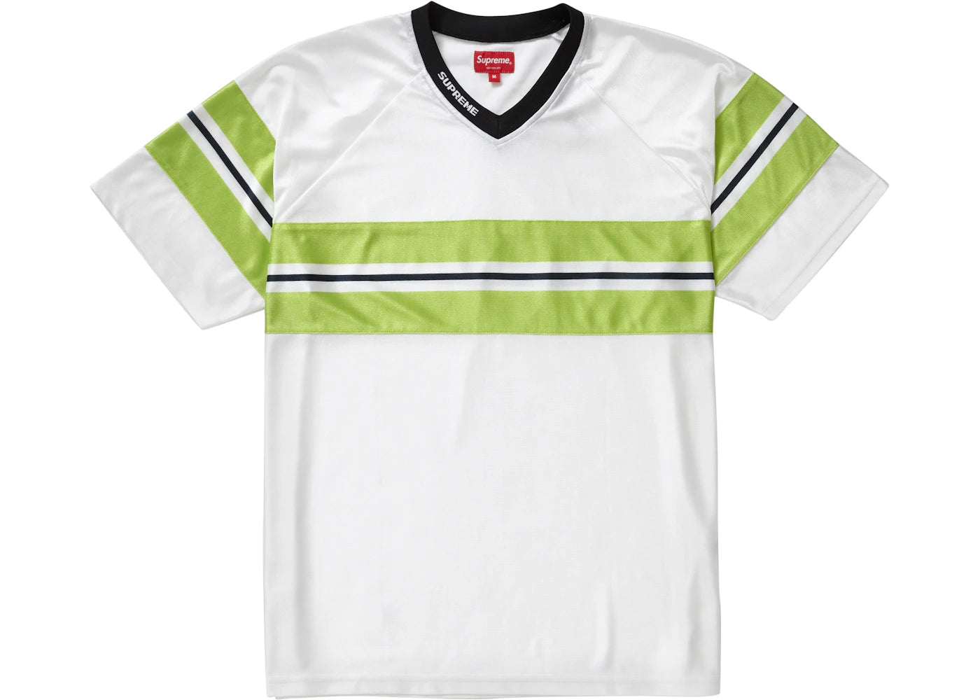 Supreme Dazzle Chest Stripe S/S Top White