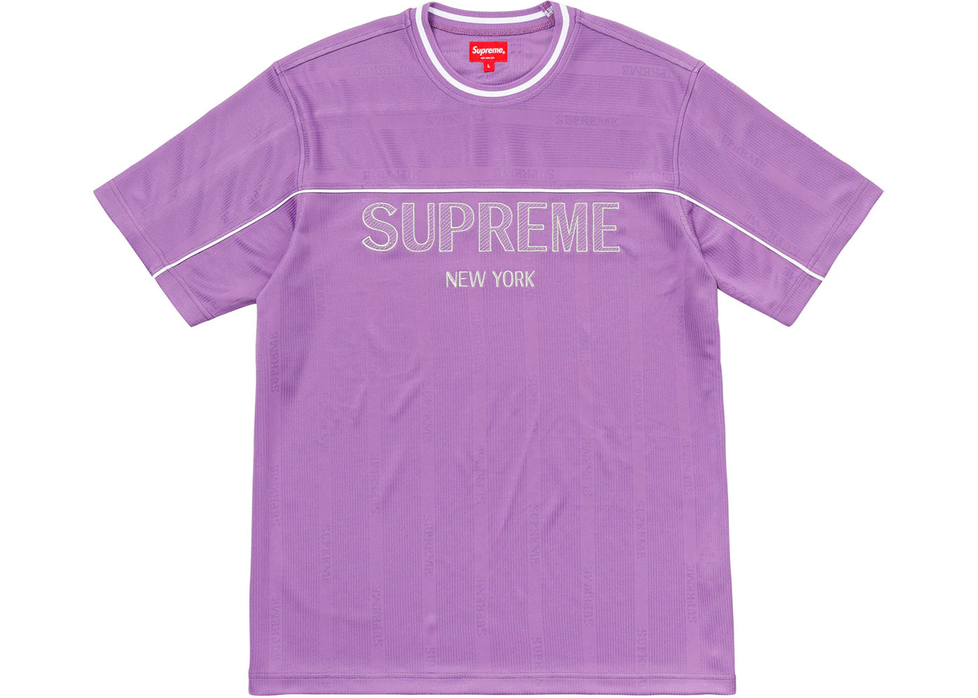 Supreme Dazzle Warm Up Top Light Purple
