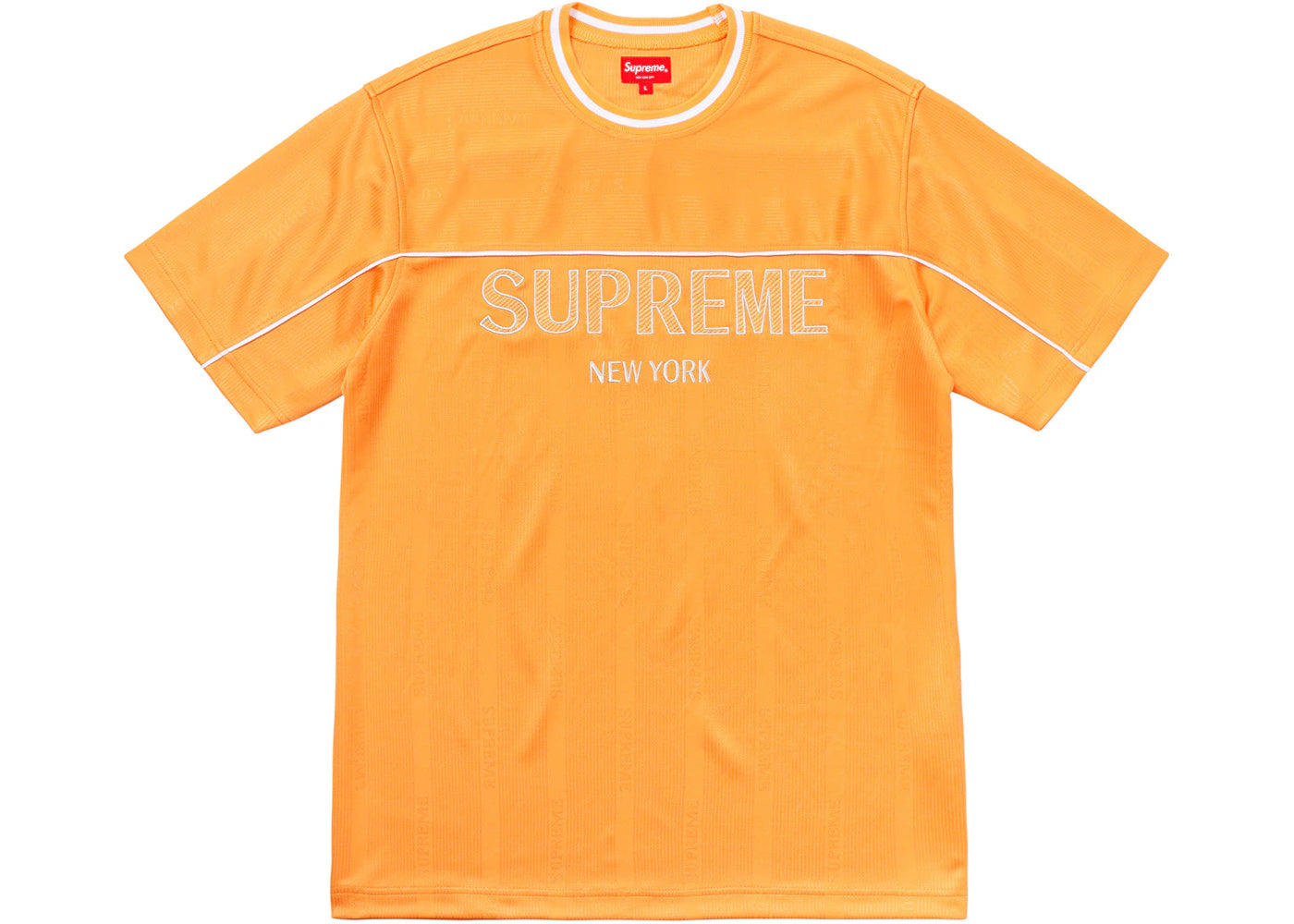 Supreme Dazzle Warm Up Top Orange