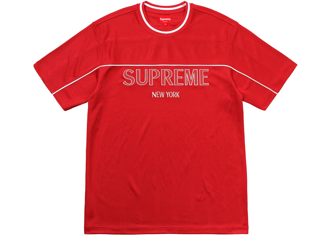 Supreme Dazzle Warm Up Top Red