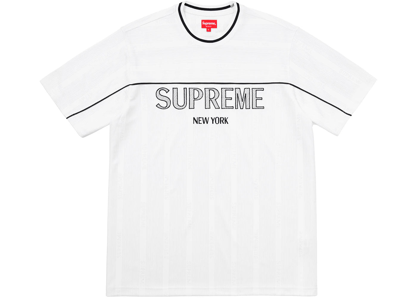 Supreme Dazzle Warm Up Top White