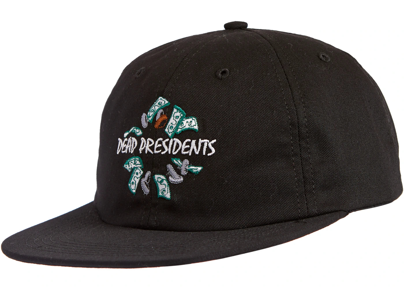 Supreme Dead Presidents 6-Panel Hat Black