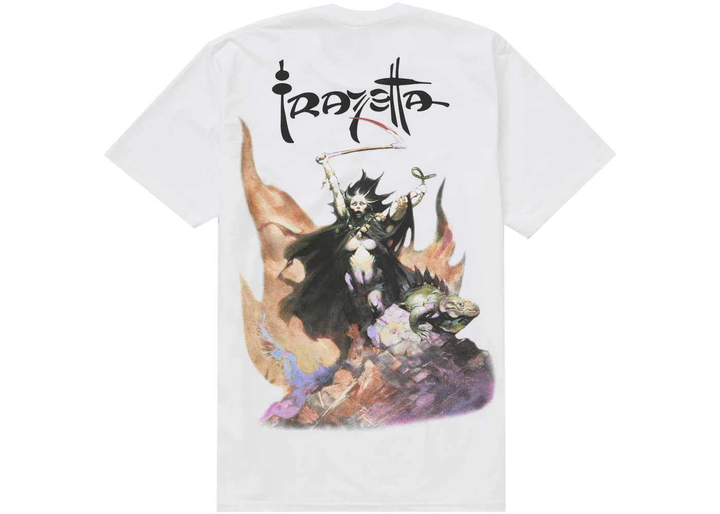 Supreme Frank Frazetta Woman With Scythe Tee White