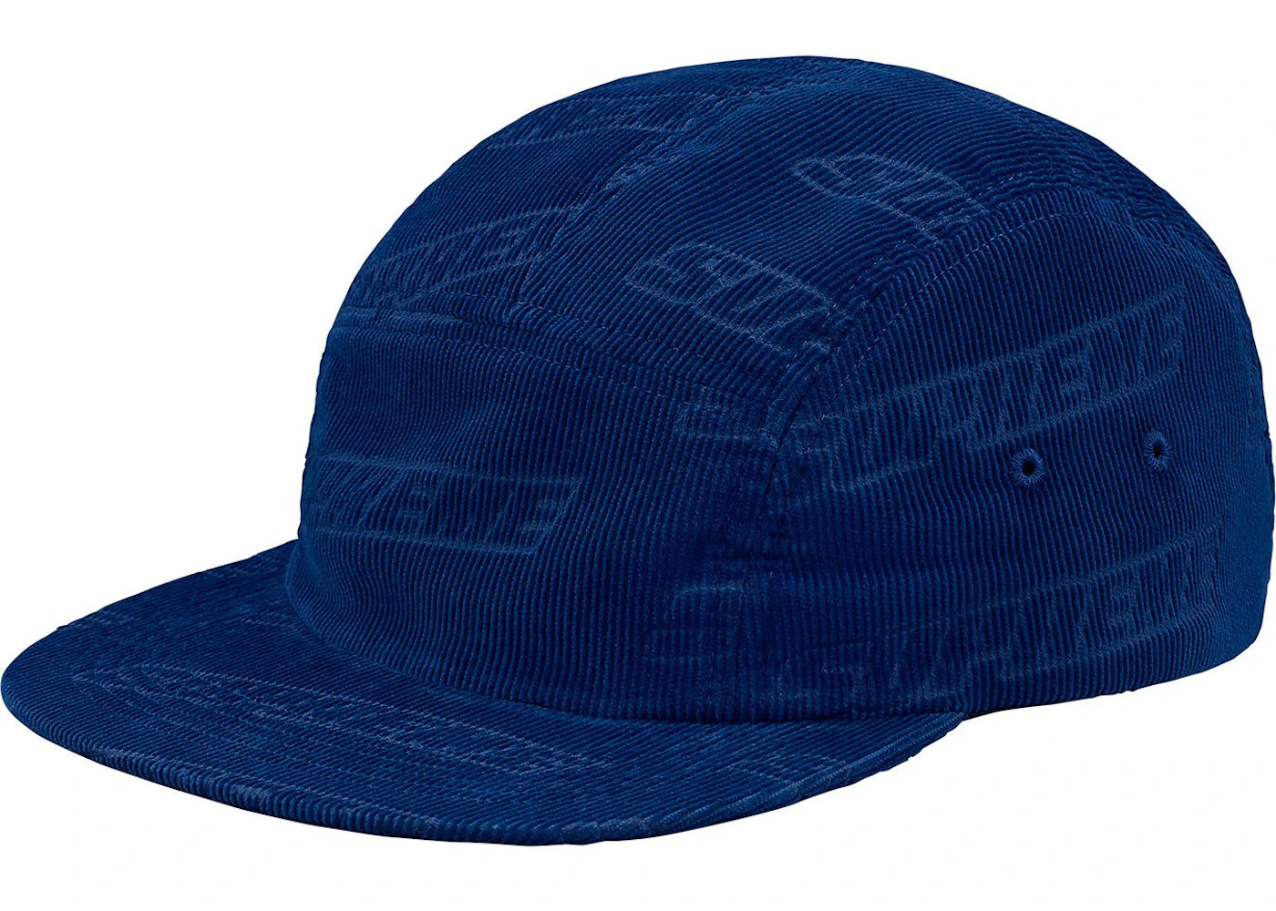 Supreme Debossed Corduroy Camp Cap Royal