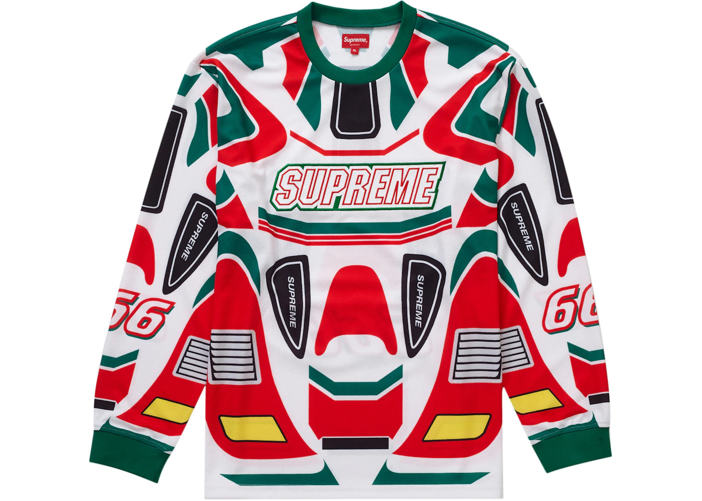 Supreme Decals Moto Jersey White