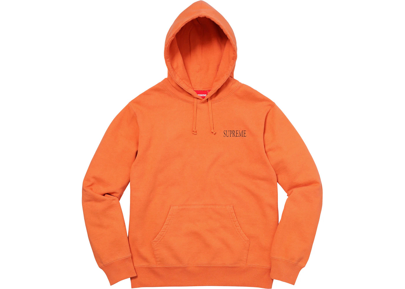 Supreme Decline Hooded Sweatshirt Bright Orange
