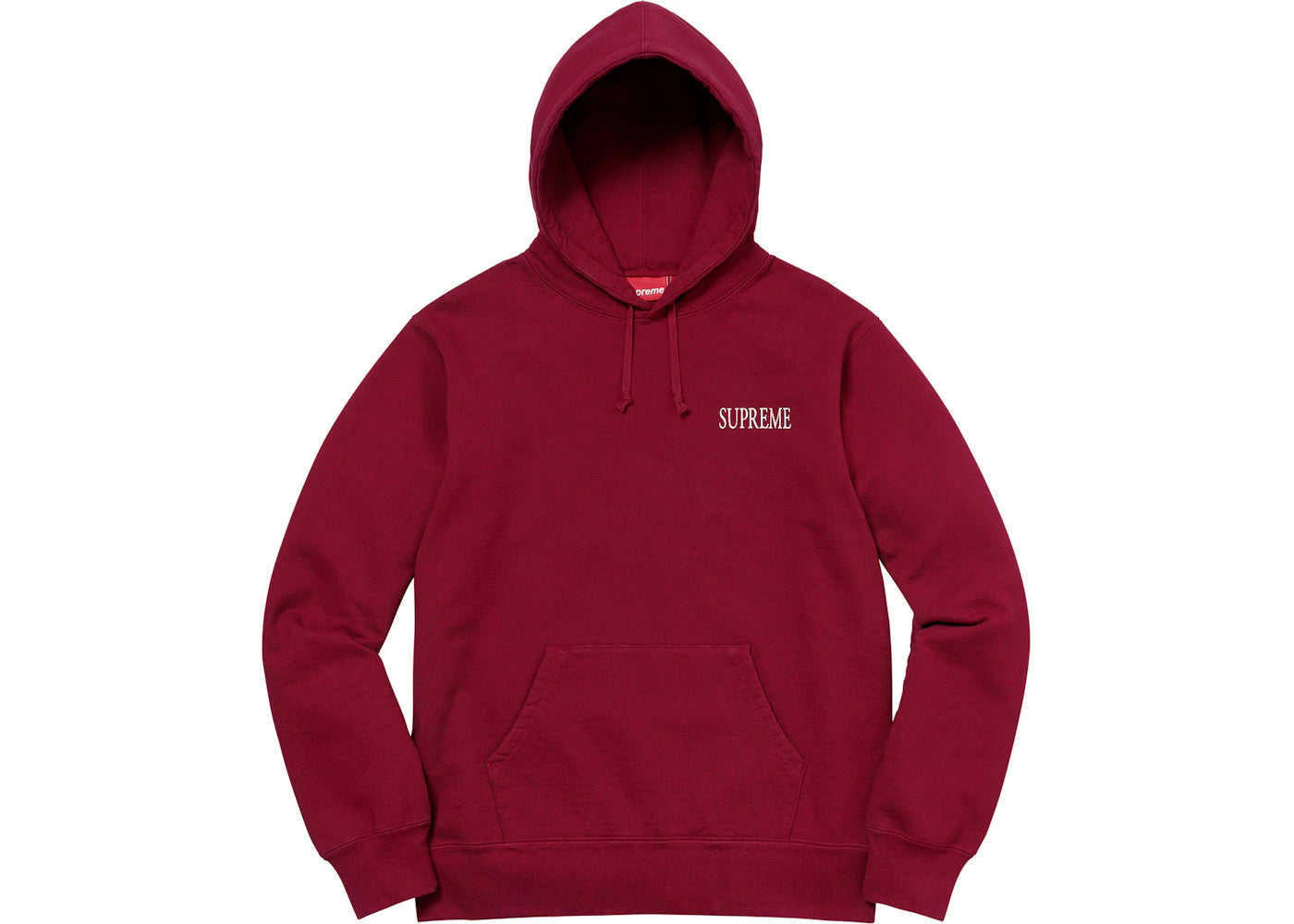 Supreme Decline Hooded Sweatshirt Cardinal