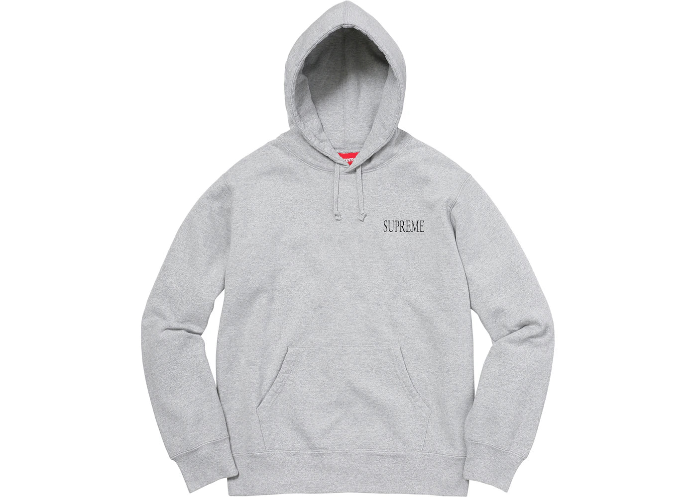 Supreme Decline Hooded Sweatshirt Heather Grey