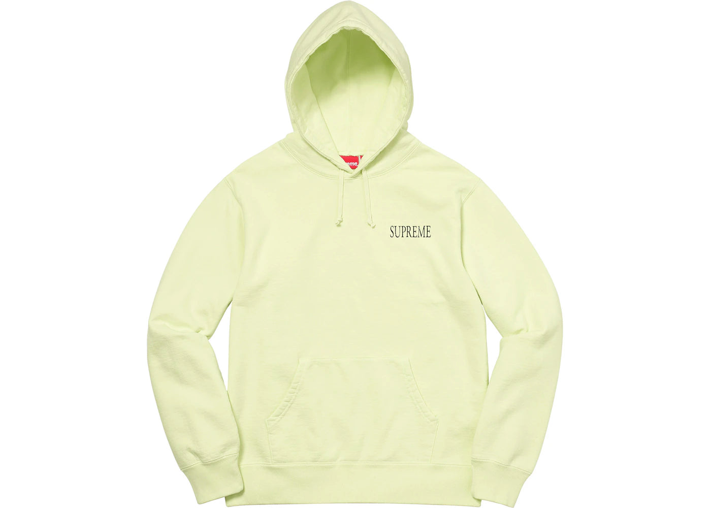 Supreme Decline Hooded Sweatshirt Pale Lime