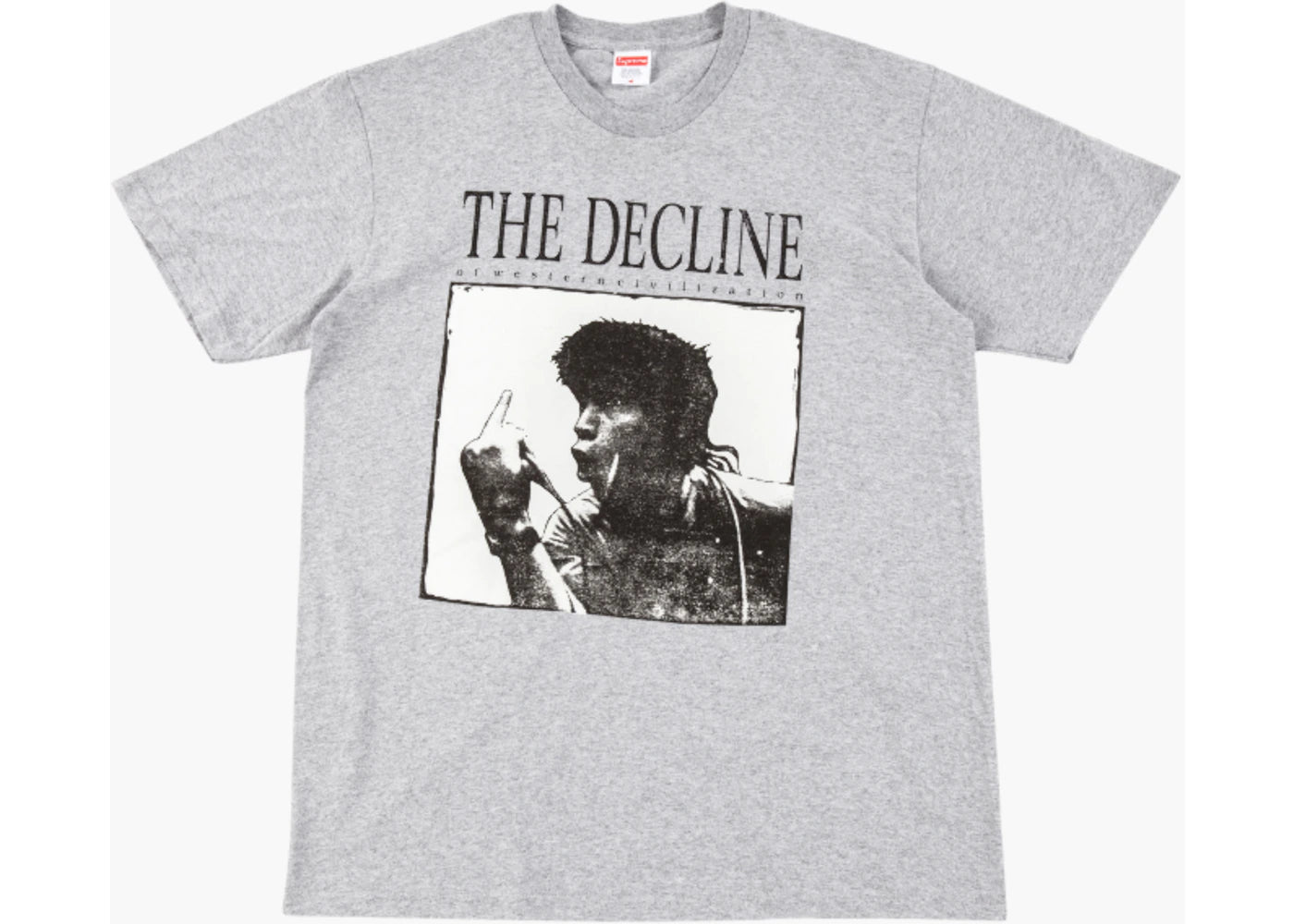 Supreme Decline of Western Civilization Tee Heather Grey
