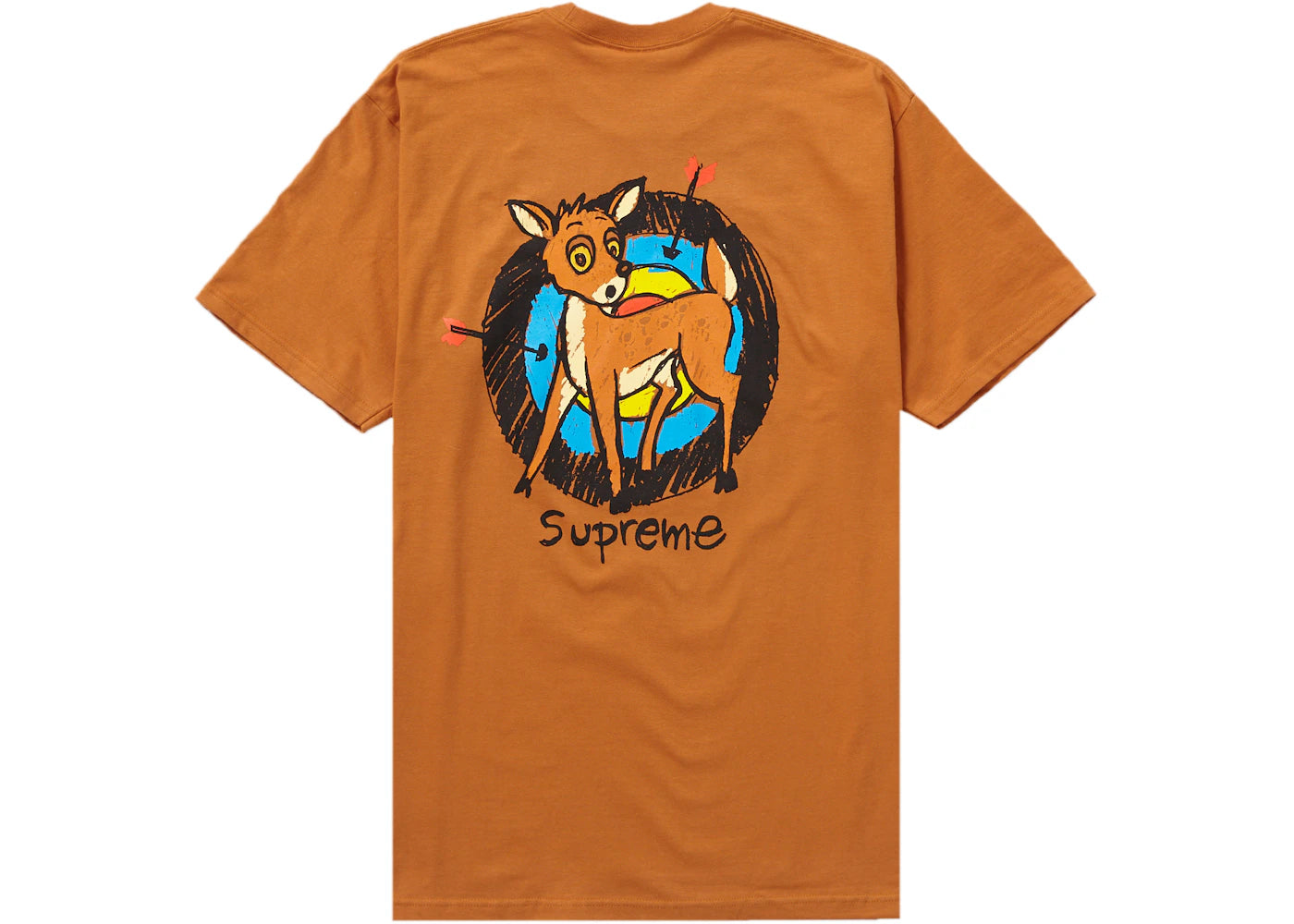 Supreme Deer Tee Burnt Orange