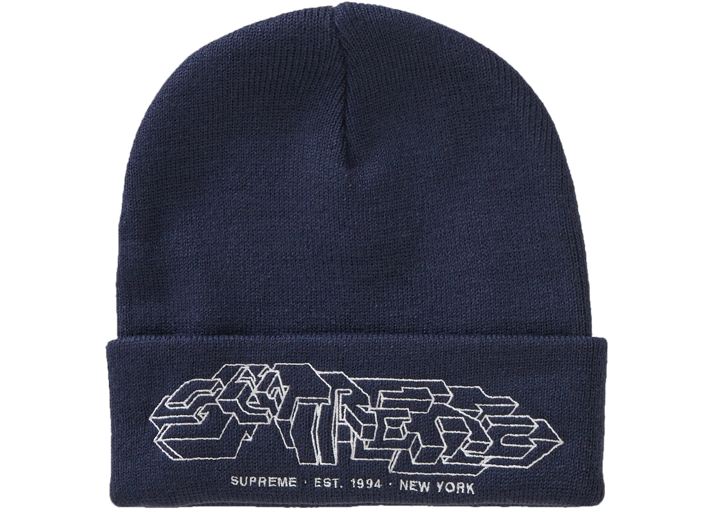 Supreme Delta Logo Beanie Navy