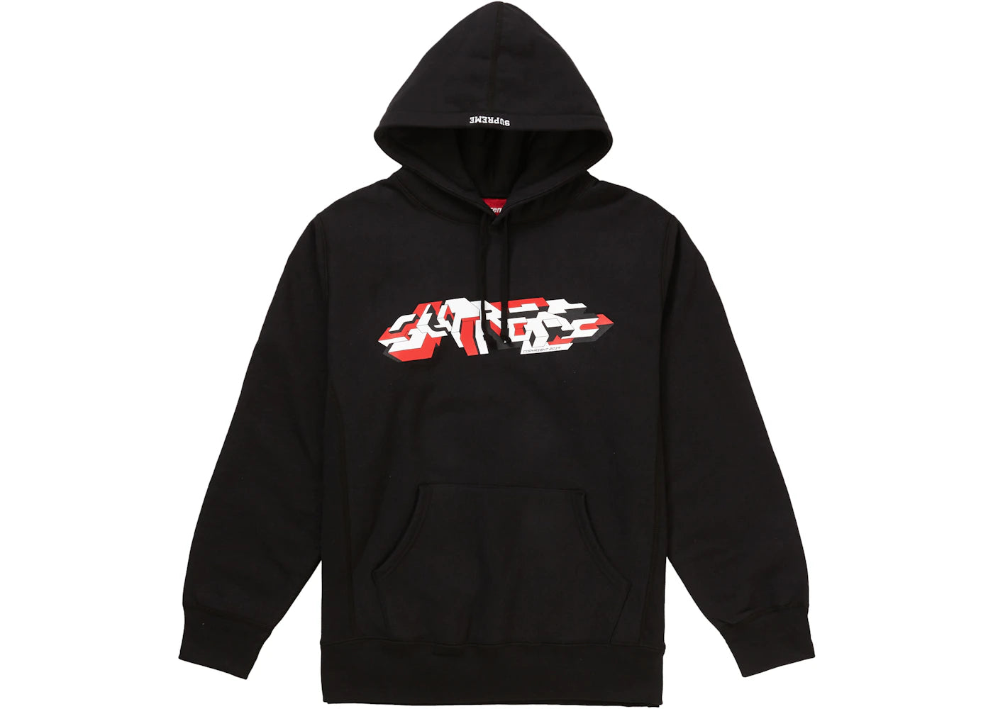 Supreme Delta Logo Hooded Sweatshirt Black