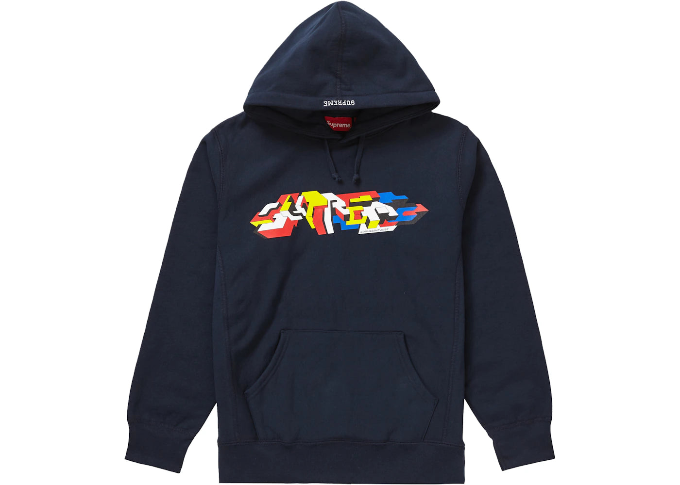Supreme Delta Logo Hooded Sweatshirt Navy
