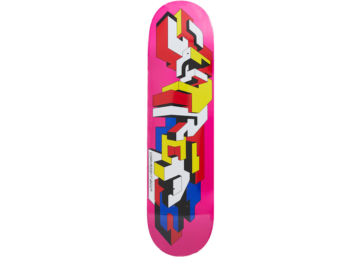 Supreme Delta Logo Skateboard Deck Magenta