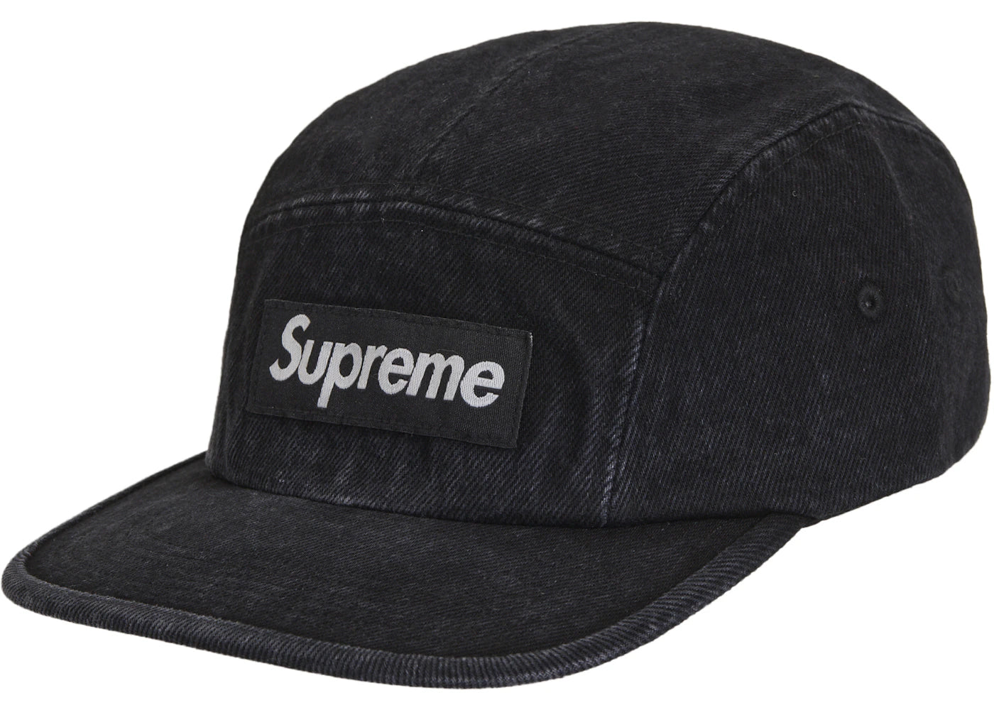 Supreme Denim Camp Cap (FW24) Black
