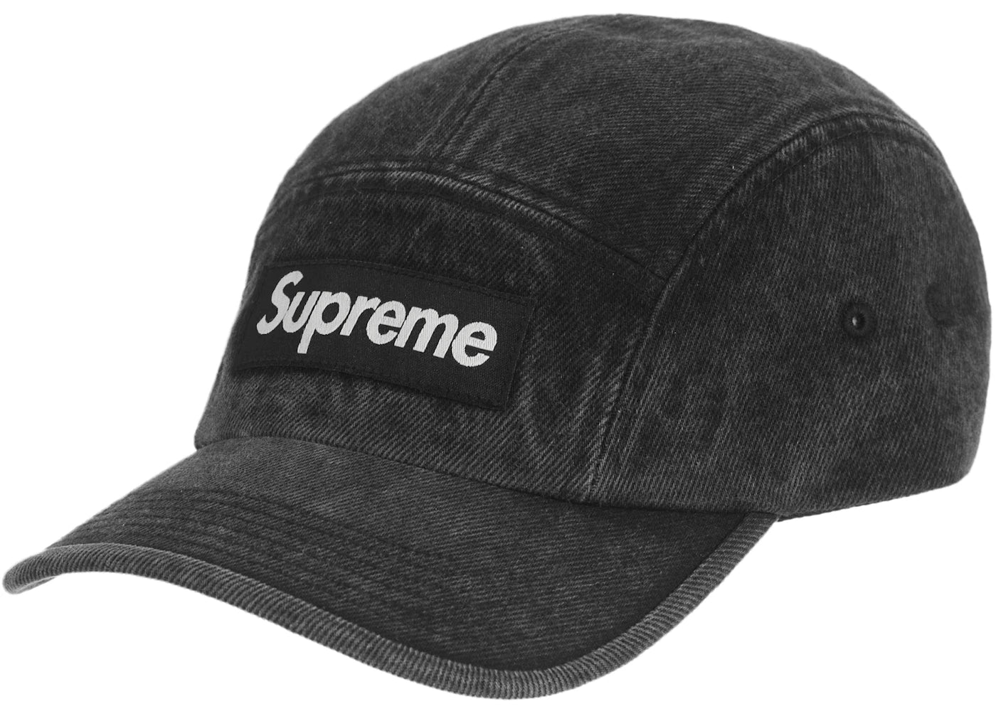 Supreme Denim Camp Cap (SS23) Black