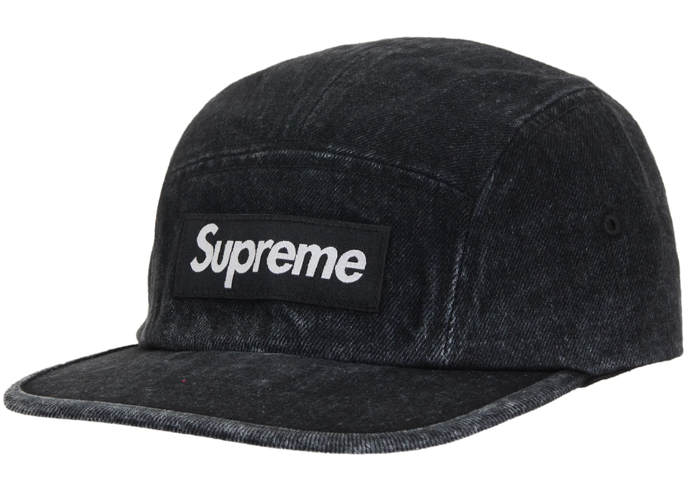 Supreme Denim Camp Cap (SS24) Black
