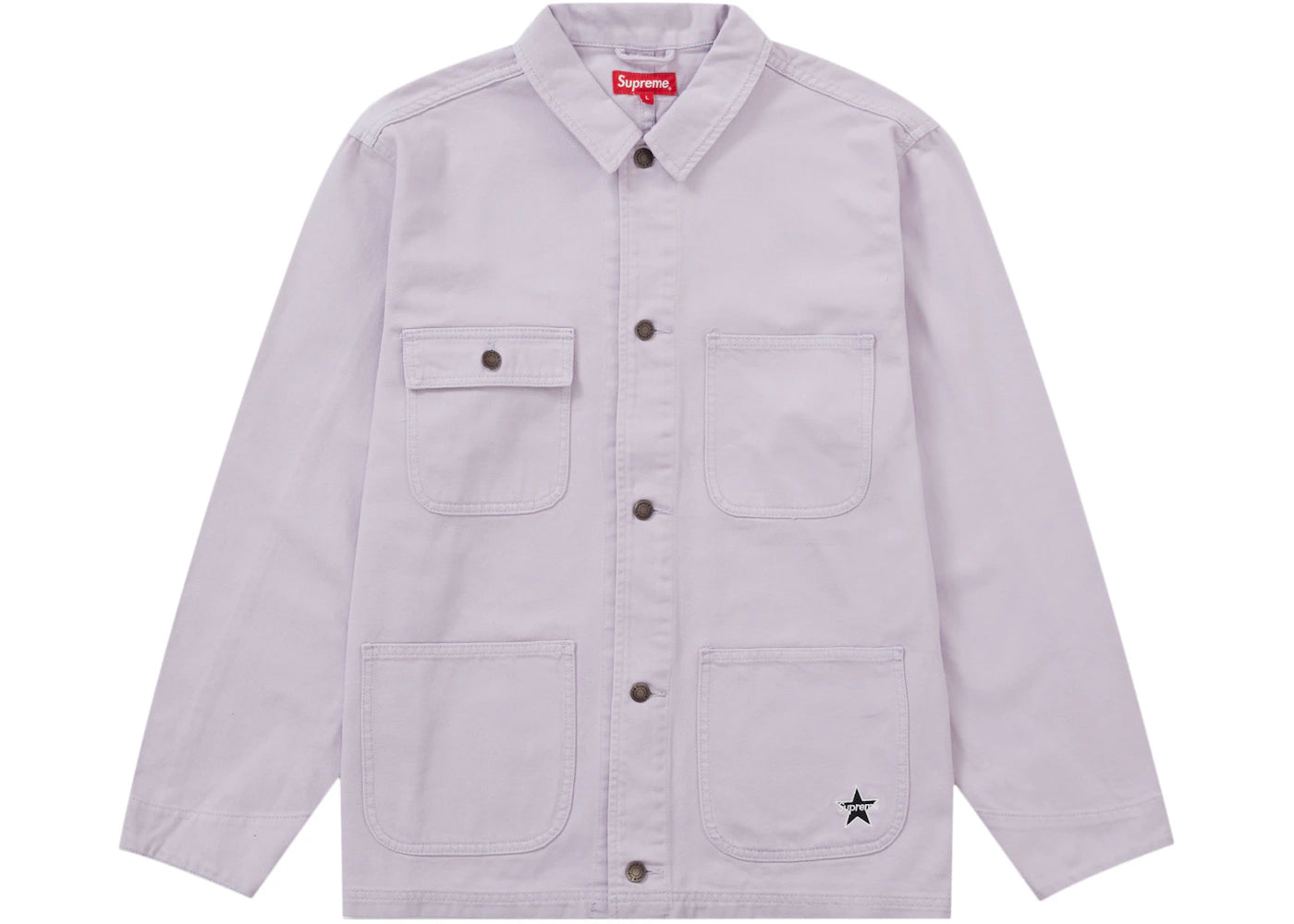 Supreme Denim Chore Coat Coat (SS22) Lavender