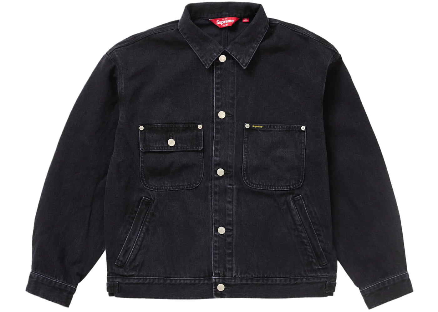 Supreme Denim Chore Trucker Jacket Black