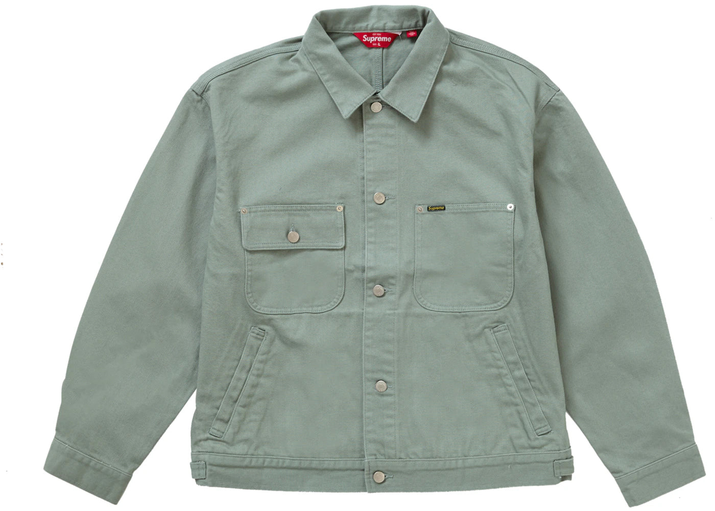 Supreme Denim Chore Trucker Jacket Mint