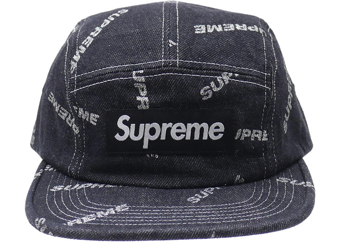 Supreme Denim Logo Black