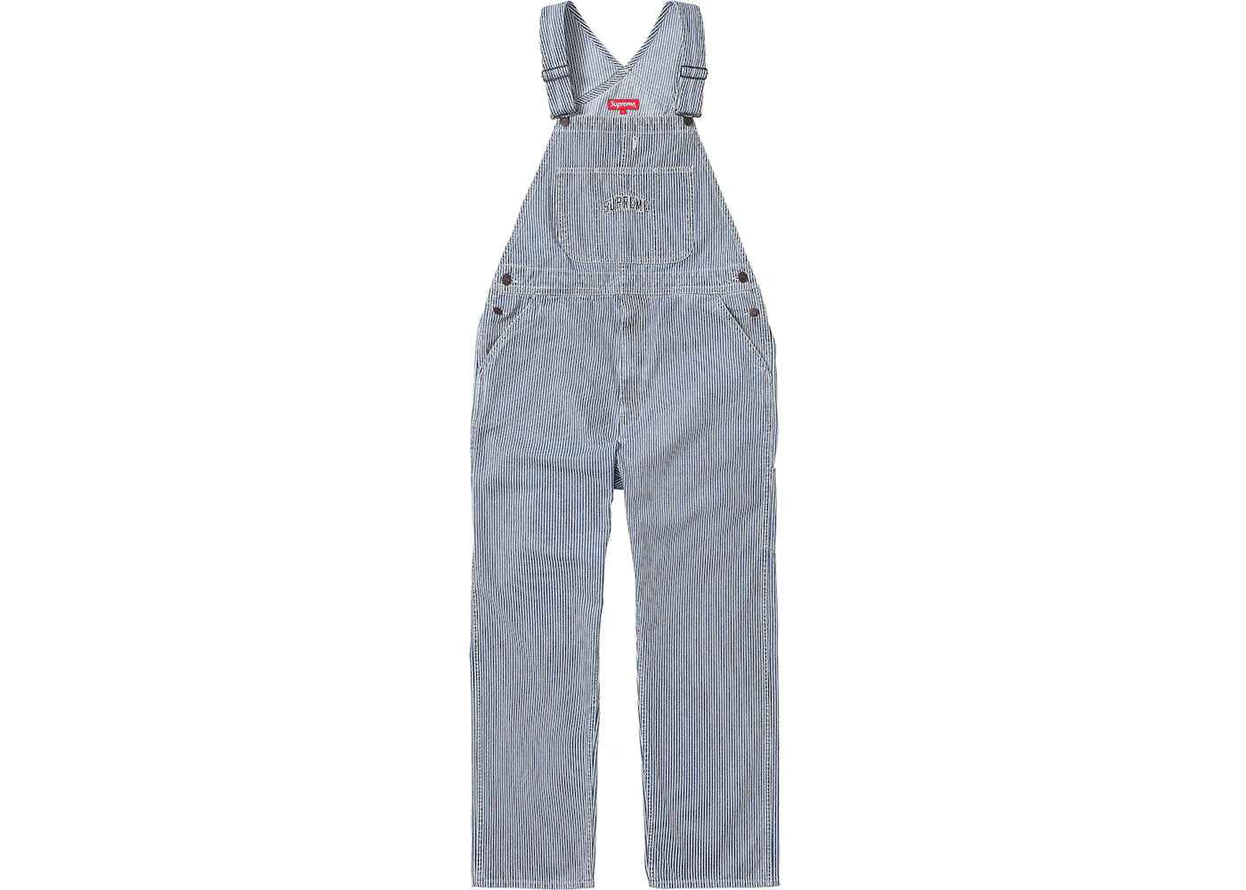 Supreme Denim Overalls Hickory Stripe