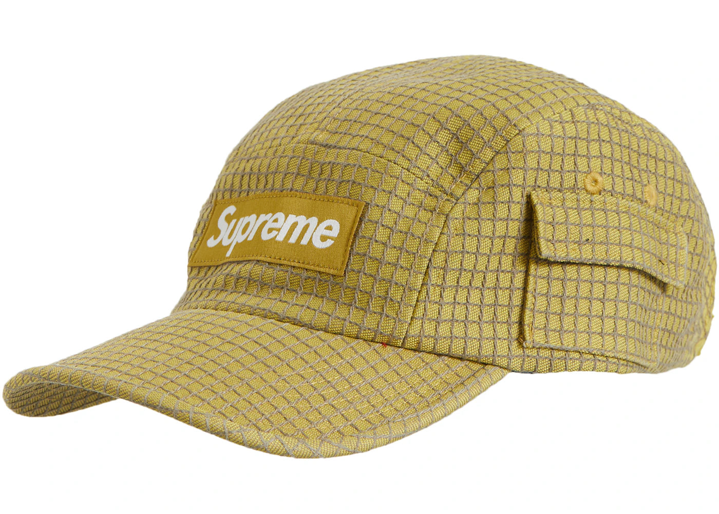 Supreme Denim Ripstop Camp Cap Yellow