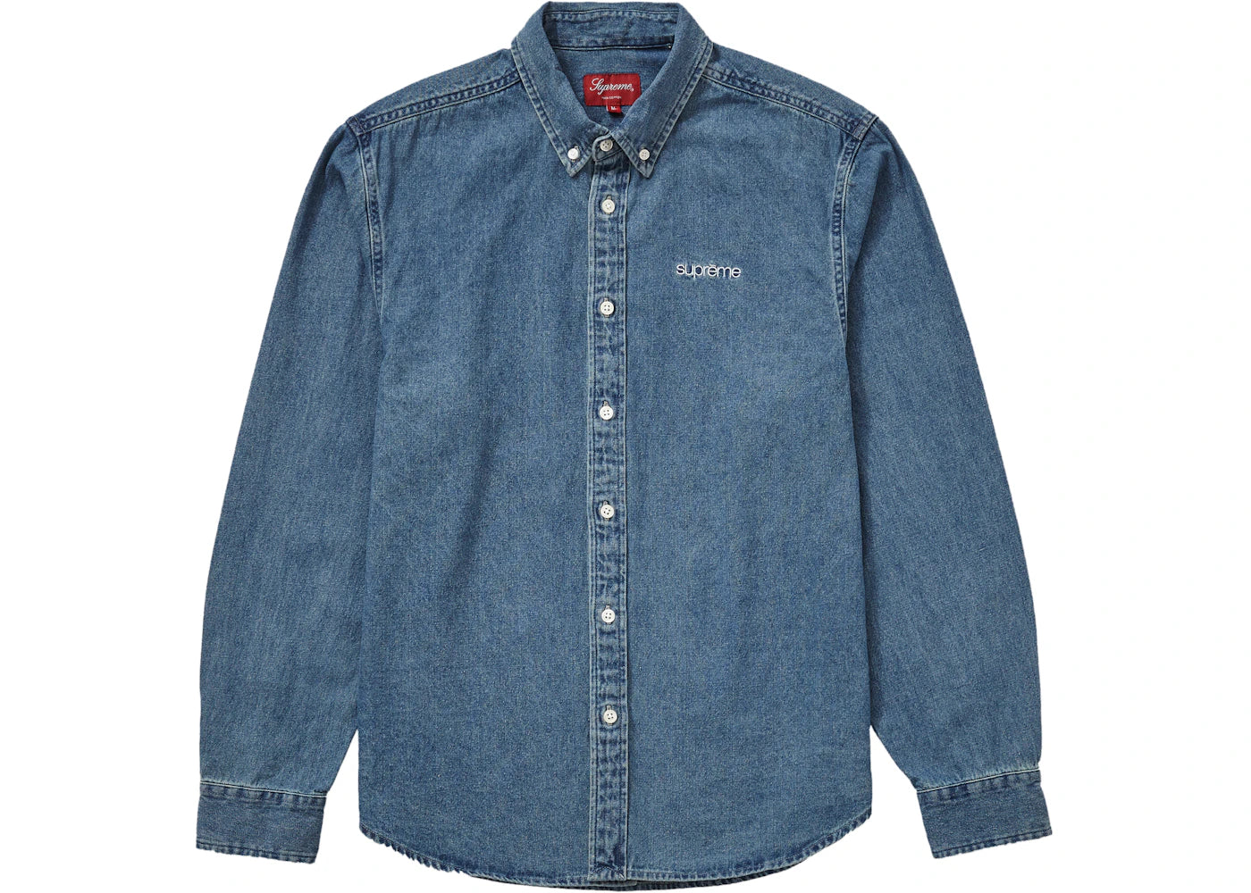 Supreme Denim Shirt Blue