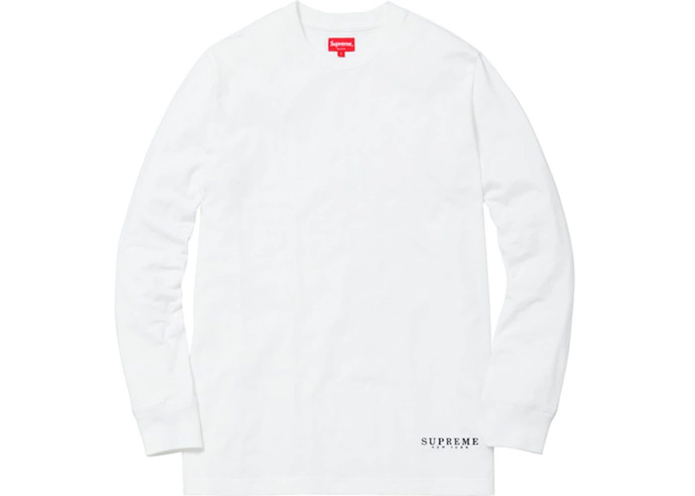 Supreme Department LS Tee White