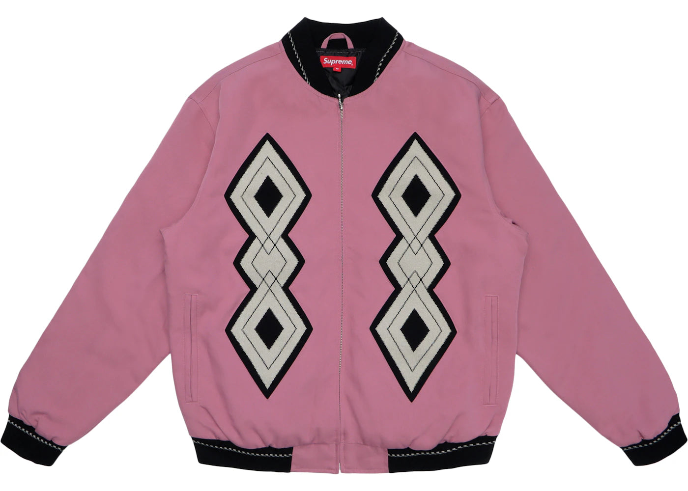 Supreme Diamond Rayon Bomber Dusty Pink
