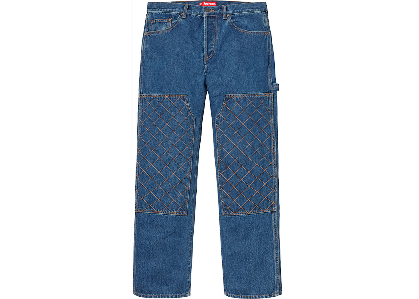 Supreme Diamond Stitch Carpenter Jean Denim