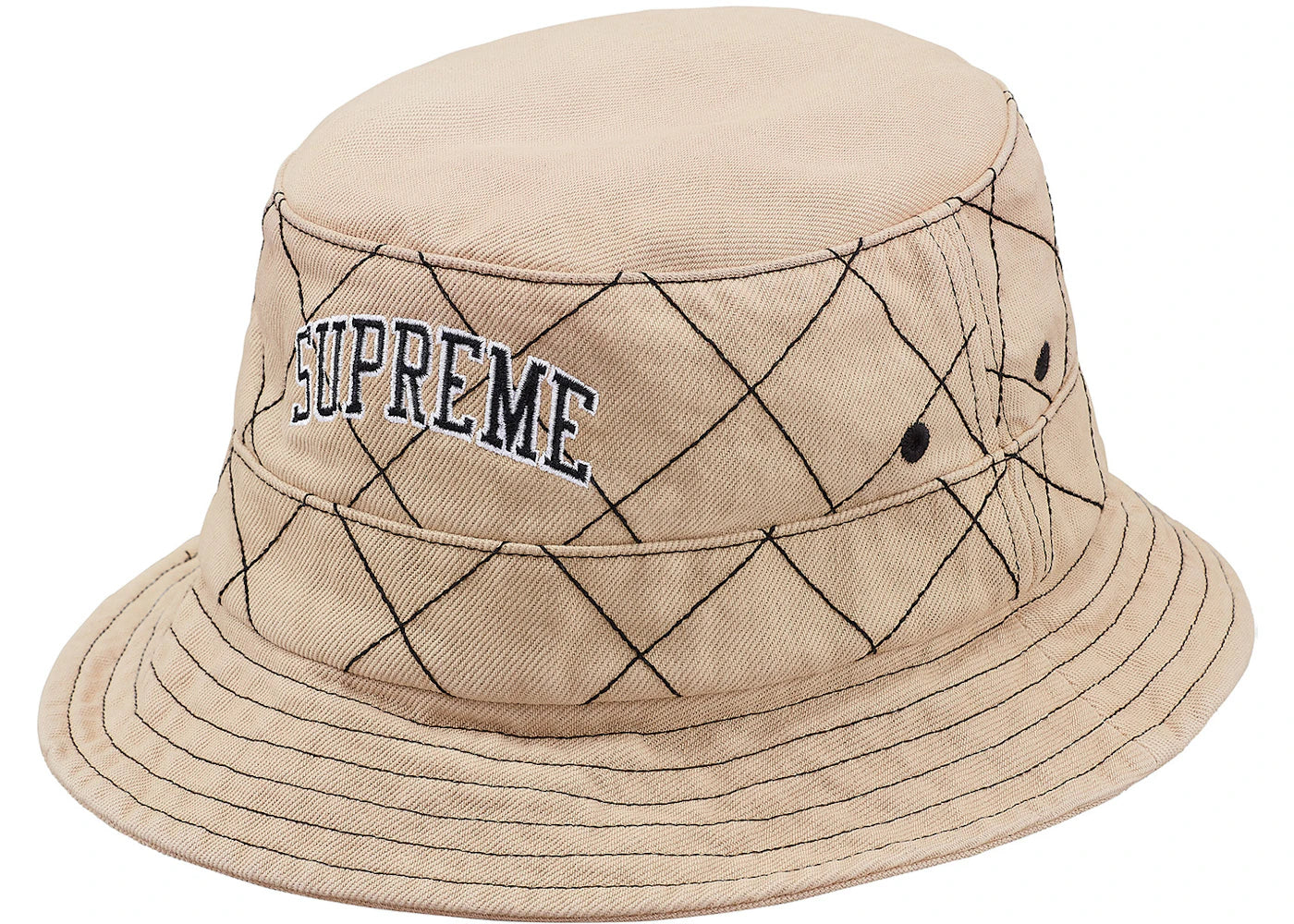 Supreme Diamond Stitch Crusher Beige